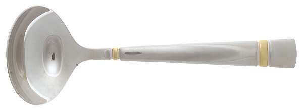 Chelsea-Gold Accent (Stainless, Glossy) Solid Gravy Ladle
