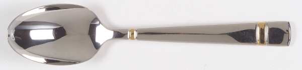 Chelsea-Gold Accent (Stainless, Glossy) Tablespoon (Serving Spoon)