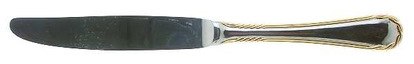 Tasha (Stainless, Gold Accent) Modern Hollow Knife