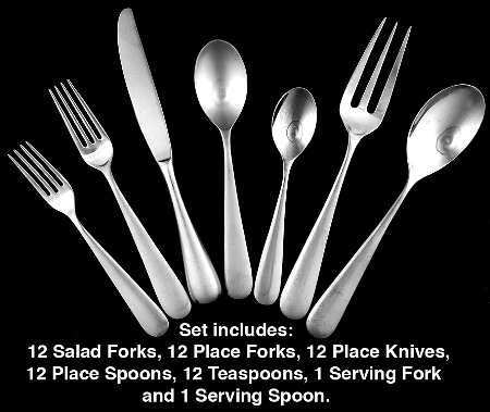 Median (Stainless) 62 Piece Set