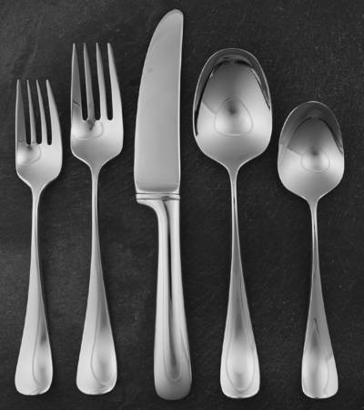 Hafnia (Stainless, Glossy) 5 Piece Place Setting