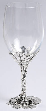 Grape (Aluminum, Hollowware) Wine Goblet by Arthur Court