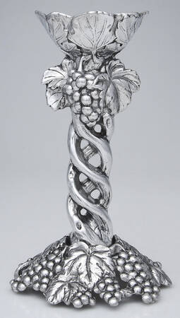 Grape (Aluminum, Hollowware) 9" Candlestick by Arthur Court