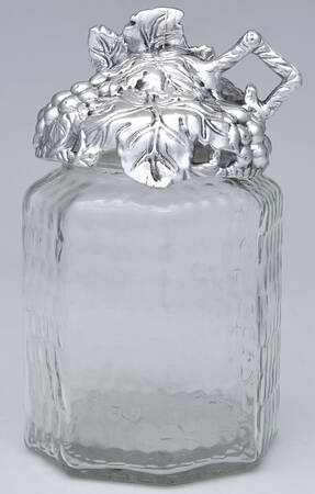 Grape (Aluminum, Hollowware) Canister & Lid