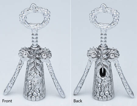 Grape (Aluminum, Hollowware) Corkscrew/Bottle Opener