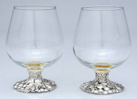 Grape (Aluminum, Hollowware) (Set of 2) Brandy Glass