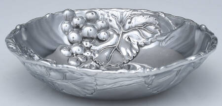 Grape (Aluminum, Hollowware) 8" Round Bowl