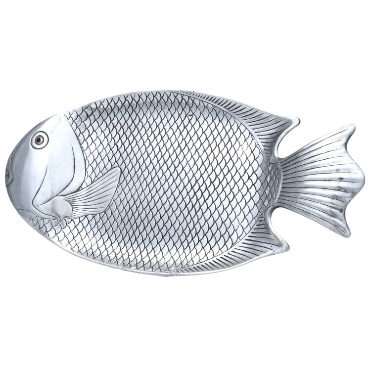 Wonders of the Water (Aluminum, Serveware) 24" Fish Platter by Arthur Court
