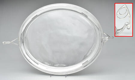Silverplate Hollowware 20" Waiter Tray by Argentor