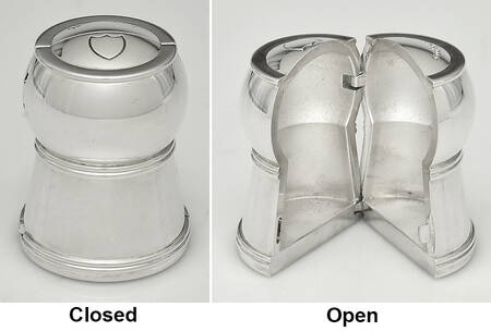 Silverplate Hollowware Cork Holder
