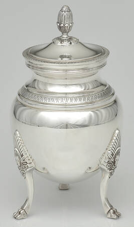 Malmaison-Beauharnais (Silverplate, Hollowware) Sugar Bowl & Lid No Handles