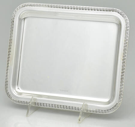 Malmaison-Beauharnais (Silverplate, Hollowware) 8" Rectangular Tray