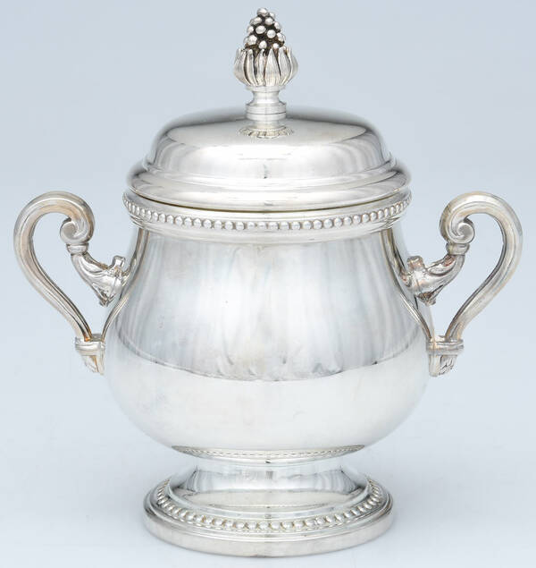 Perles (Silverplate, Hollowware) Sugar Bowl & Lid