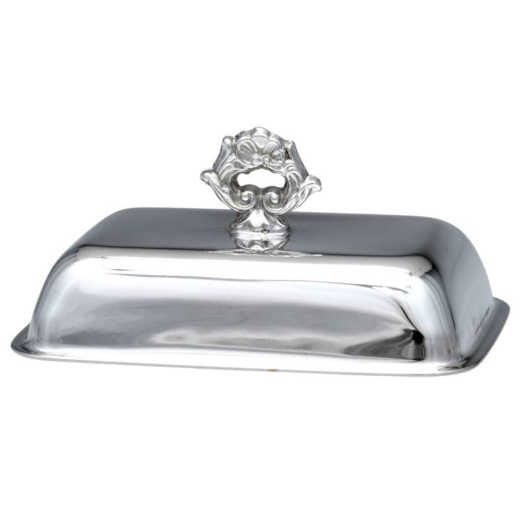 Silverplate Hollowware Lid for Rectangular Covered Butter