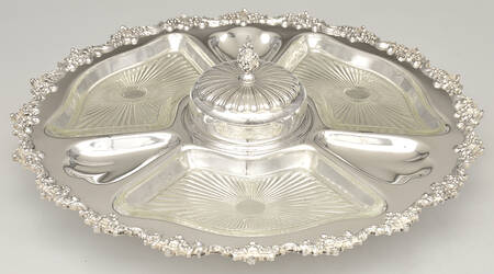 5247 (Silverplate, Hollowware) Lazy Susan with Liner