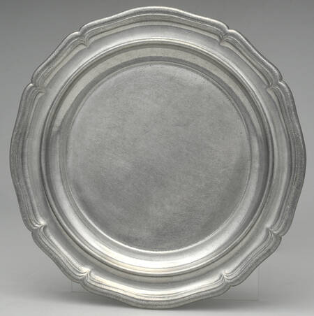 261 (Pewter, Hollowware) Service Plate (Charger) by Country Ware