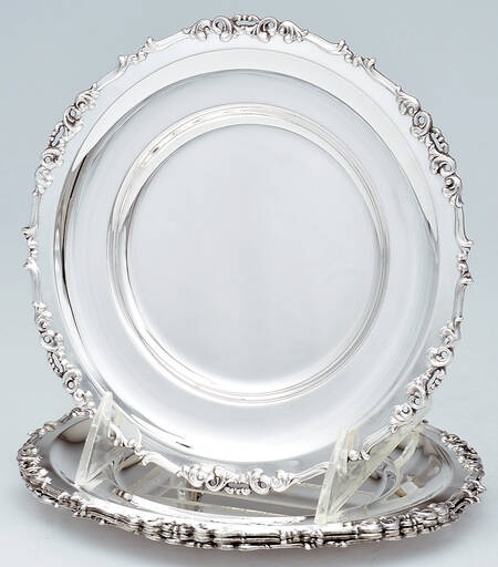 CXU10 (Sterling, Hollowware) 7" Salad Plate - Set of 4