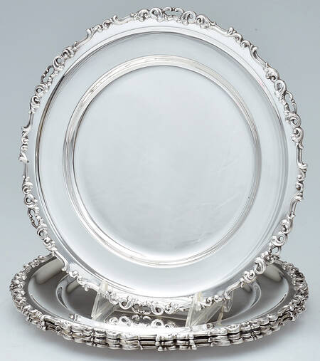 CXU10 (Sterling, Hollowware) 11" Dinner Plate -Set of 4