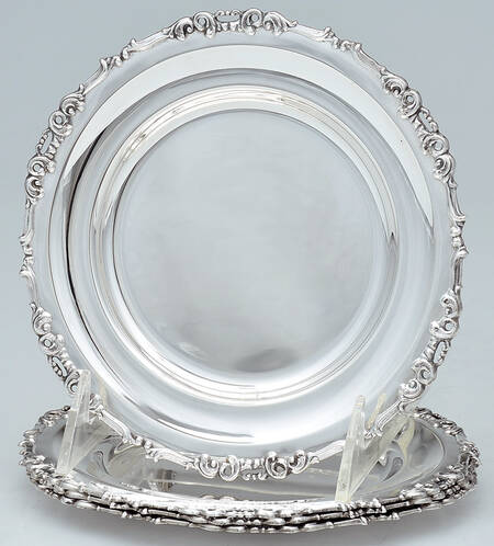 CXU10 (Sterling, Hollowware) Bread & Butter Plate - Set of 4