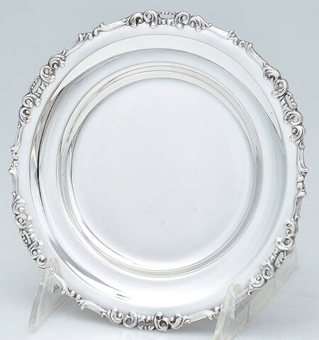 CXU10 (Sterling, Hollowware) Bread Plate
