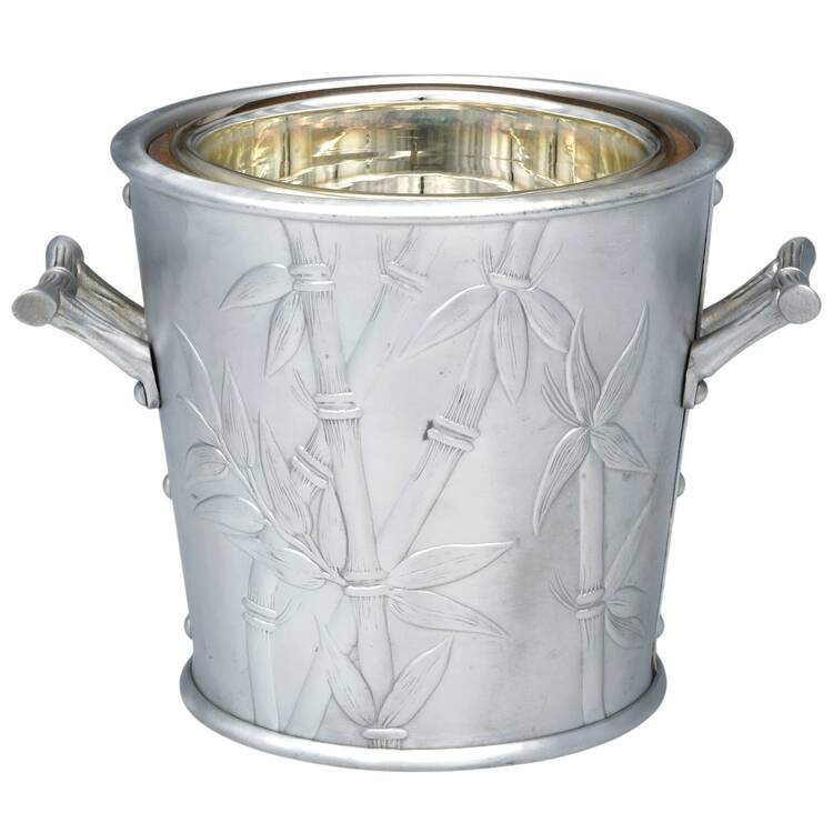Bali Bamboo (Aluminum, Hollowware) Ice Bucket No Lid