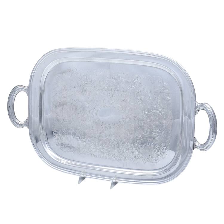 Silverplate Hollowware 18" Waiter Tray