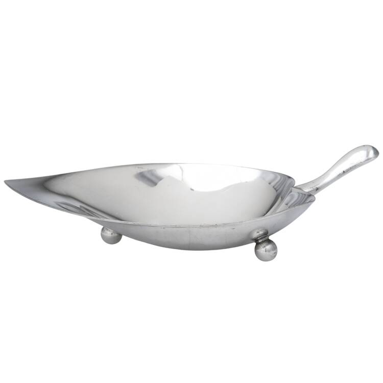 Silverplate Hollowware Leaf Shape Bon Bon Bowl