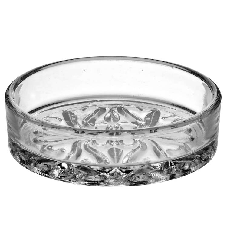 273 (Silverplate, Hollowware) Round Roll Top Butter Glass Liner