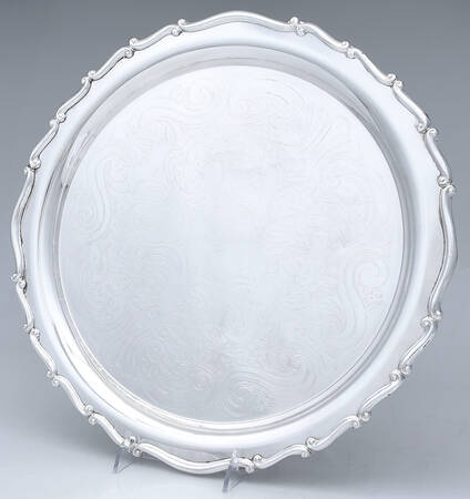 9058 (Silverplate, Hollowware) 15" Round Tray