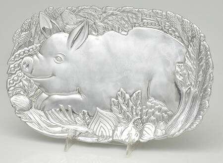 Pig Harvest (Metal, Hollowware) by Fitz and Floyd