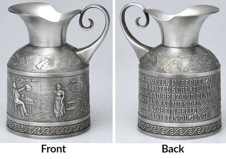 FZG1 (Pewter, Hollowware) Wine Jug No Stopper