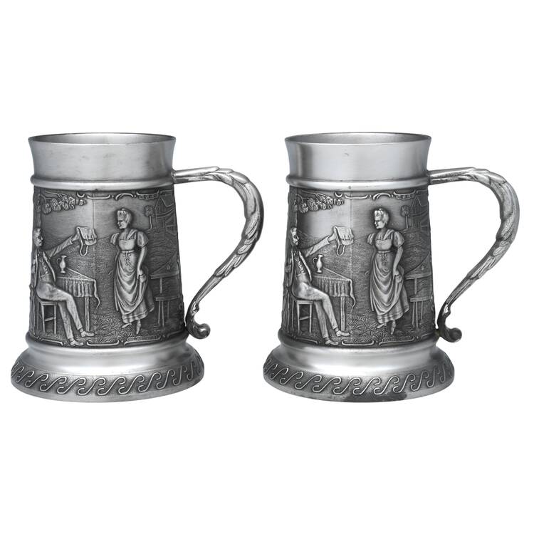 FZG1 (Pewter, Hollowware) Tankard - Set of 2
