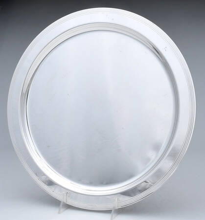 Silverplate Hollowware 13" Round Tray
