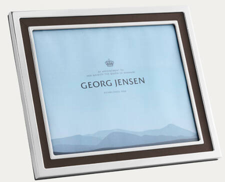 Manhattan (Stainless, Hollowware) Frame-Holds 8" X 10" Picture