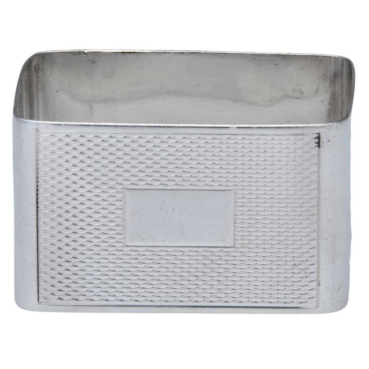 HBZ2 (Sterling, Hollowware) Napkin Ring by Harman Brothers