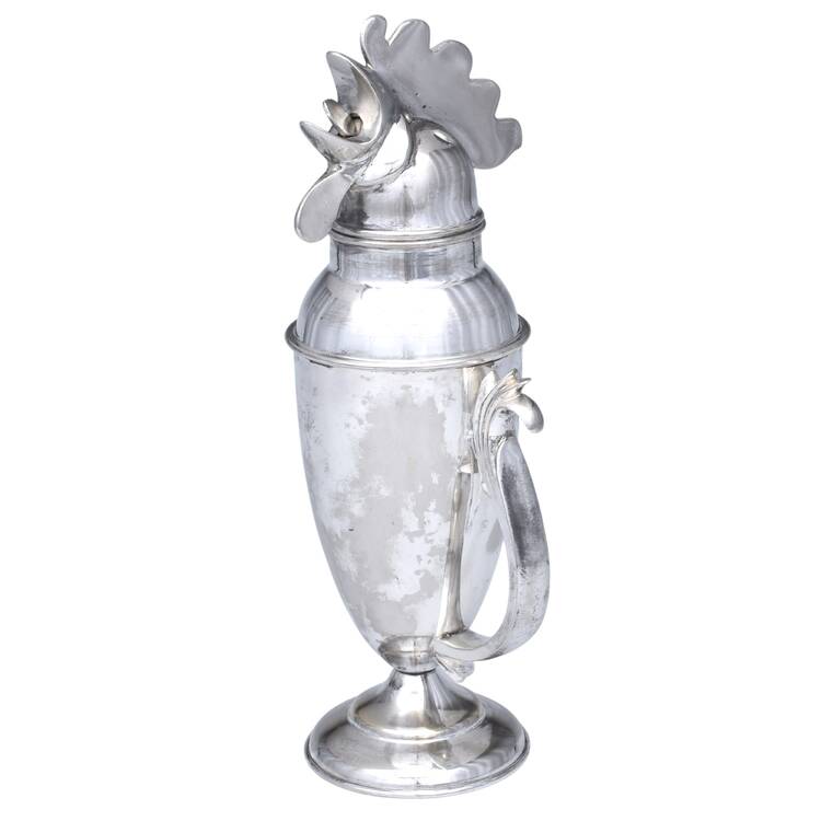 Silverplate Hollowware Cocktail Shaker by Restoration Hardware