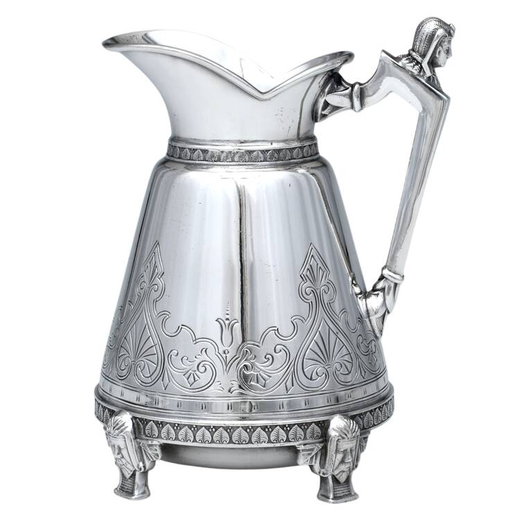 1875 (Silverplate, Hollowware) Creamer by Hall & Elton