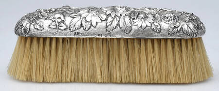 Repousse-Full Chased-Hand Chased Clothes Brush