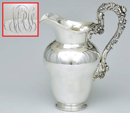 Repousse-Full Chased-Hand Chased 48 Oz Pitcher