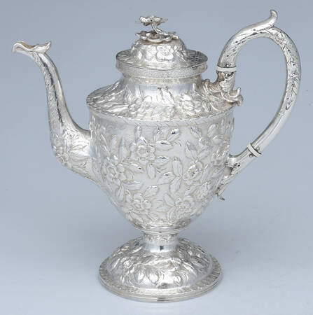Repousse (Coin, Hollowware, Wild Roses) by Kirk Stieff