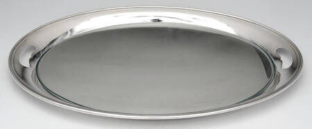 Colonial Classic (Plated, Hollowware) Large Silverplate Waiter Tray