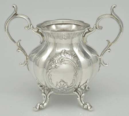 The Winthrop (Shield, Silverplate) Sugar Bowl No Lid by Reed & Barton