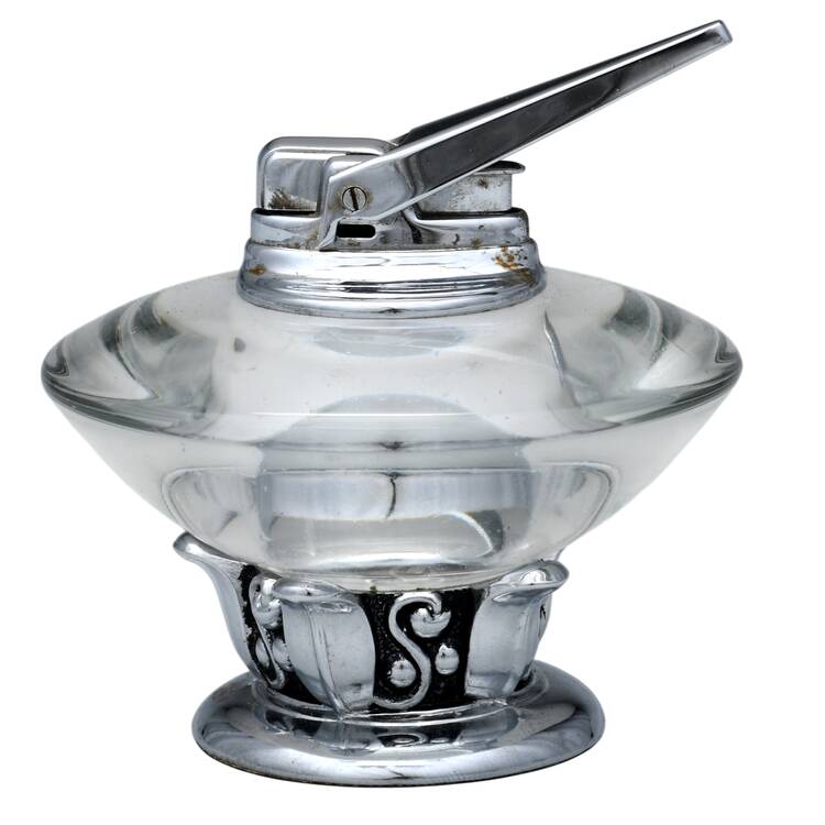 Ronson Lighters & Accessories (Silverplate) Table Lighter