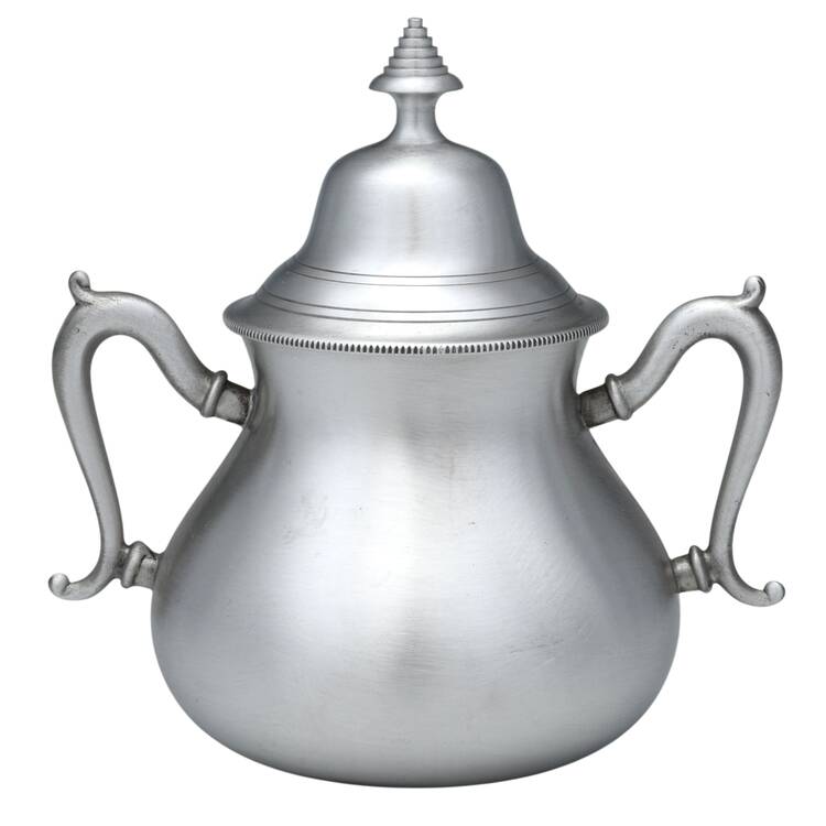 Sleepy Hollow (Pewter, Hollowware) Sugar Bowl with Lid