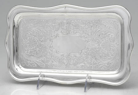 Jack Shepard (Silverplate, Hollowware) Creamer, Sugar & Lid-Tray