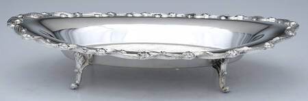 Queen Elizabeth (Silverplate, Hollowware) Plated Footed Bread Tray