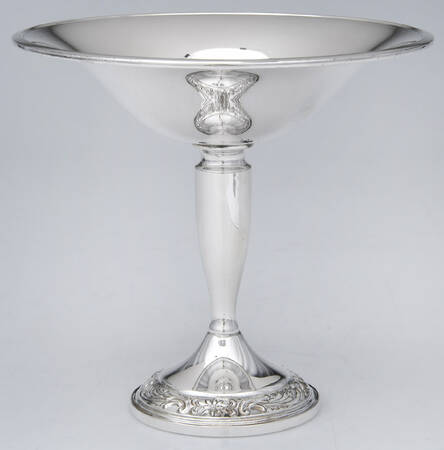 Old Master (Sterling, Hollowware, Towle Mark) Weighted Round Compote (Height X Width)