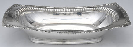 Wave Edge (Sterling, 1884, Waves, Hollowware) Rectangular Vegetable Bowl