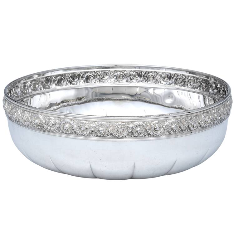 1982-1 (Sterling, Hollowware) 8" Round Vegetable