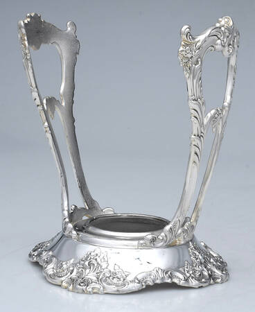 Baroque (Silverplate, Hollowware, Older) Kettle Stand Only by Wallace Silver